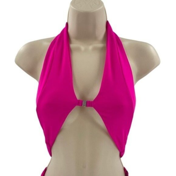lovewave | NEW The Christensen One Piece Cut Out Swimsuit in Hot Pink Size XL - Picture 4 of 12
